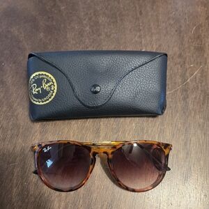 Ray-Ban Tortoise Leopard Shell Sunglasses Erika Women